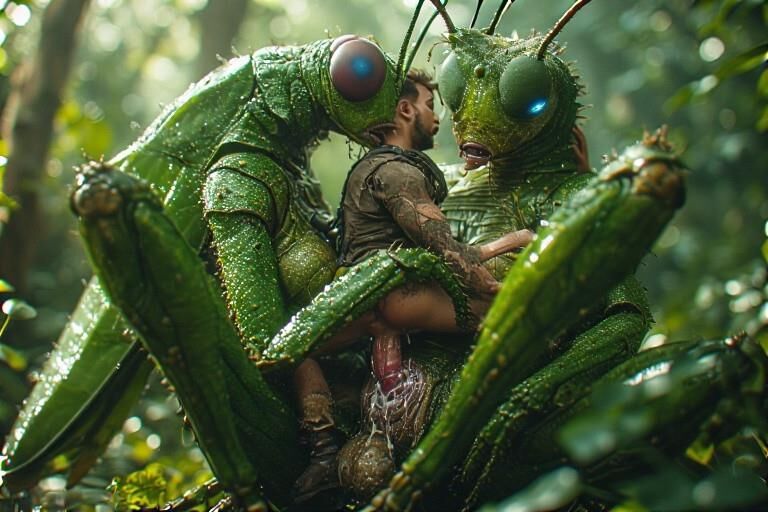 Mutant Grasshopper Sex