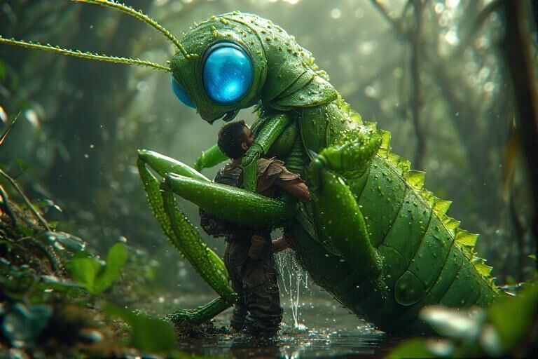 Mutant Grasshopper Sex
