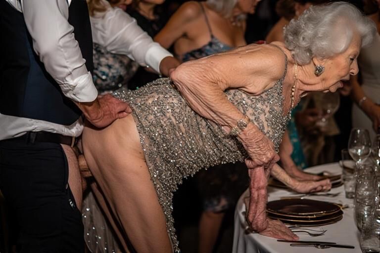 Grannies at a Fancy Party