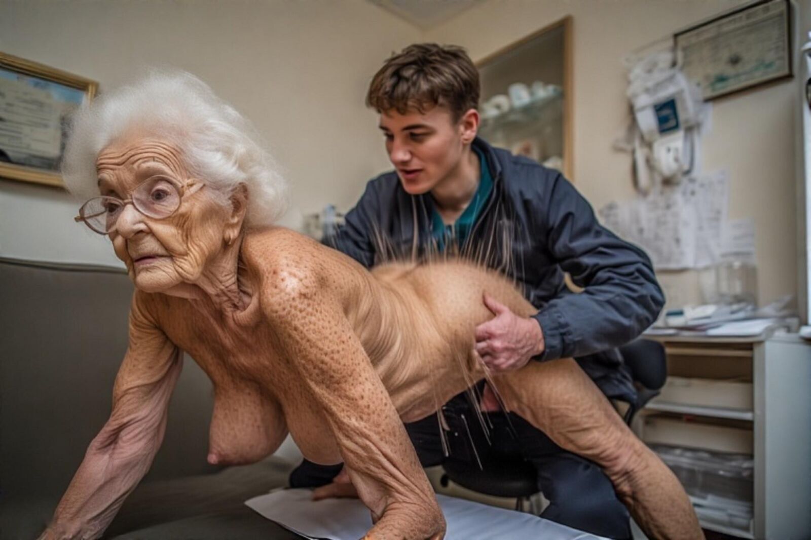 Young doctors and their older patients