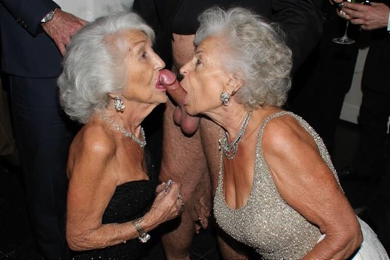 Grannies at a Fancy Party