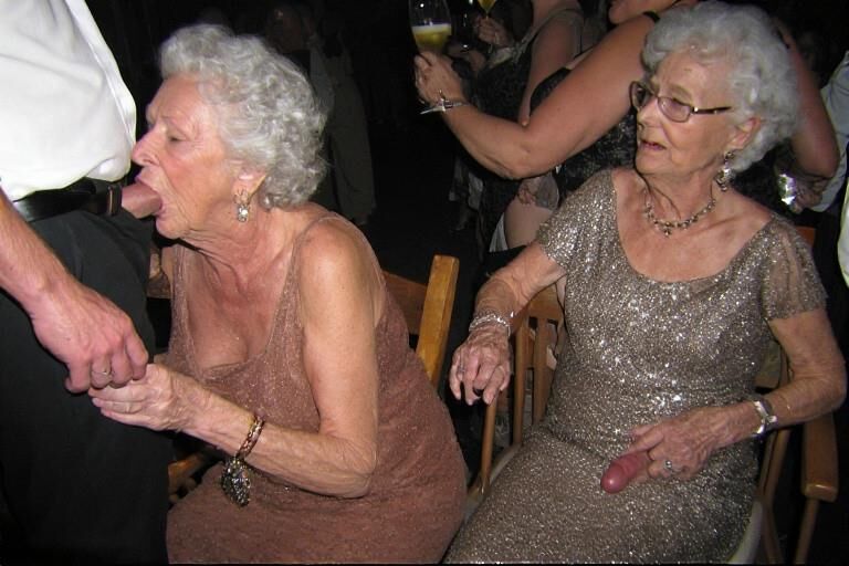 Grannies at a Fancy Party