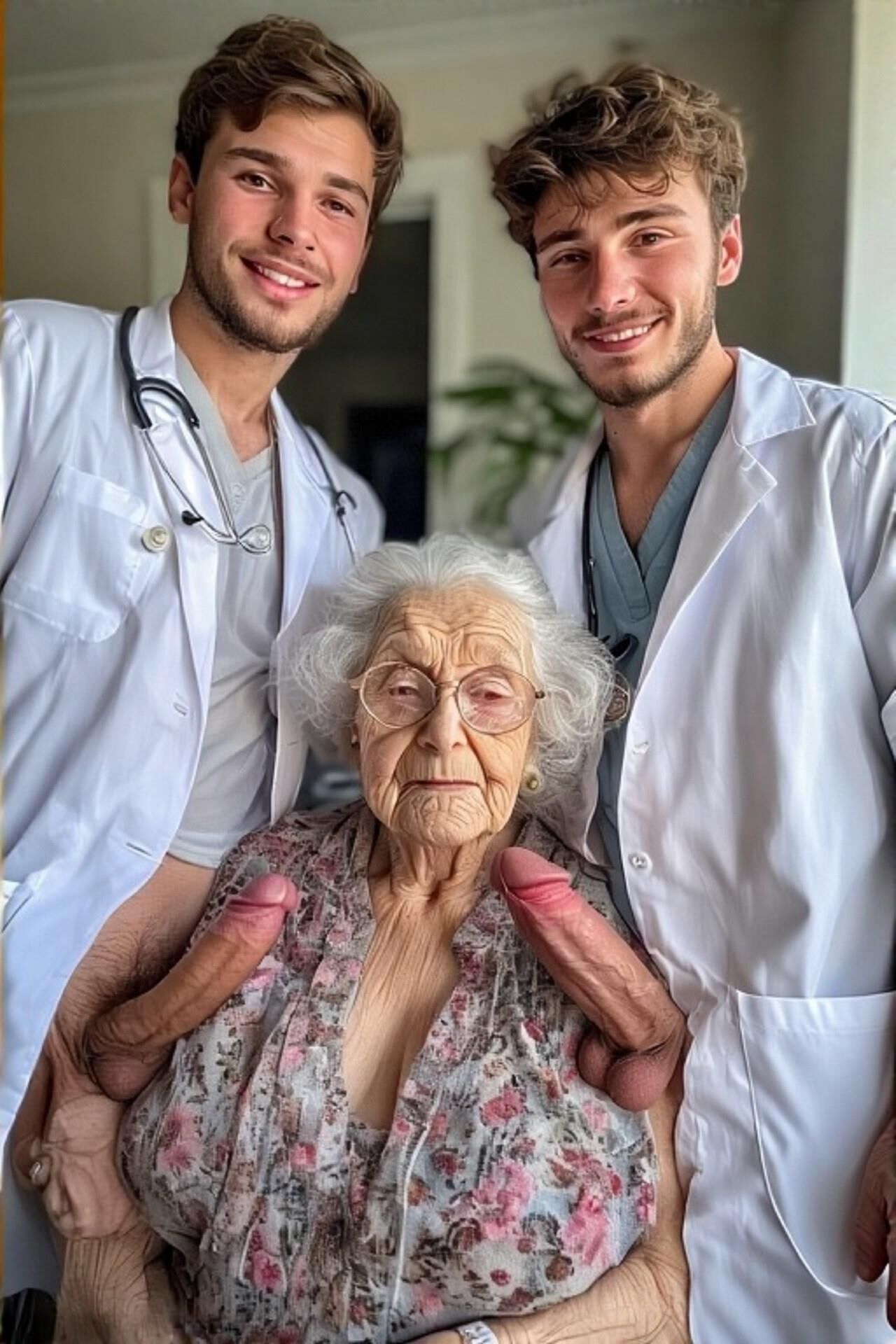 Young doctors and their older patients