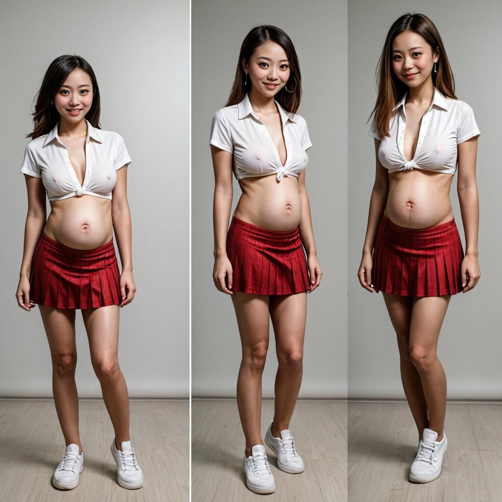 Pregnant cheerleaders