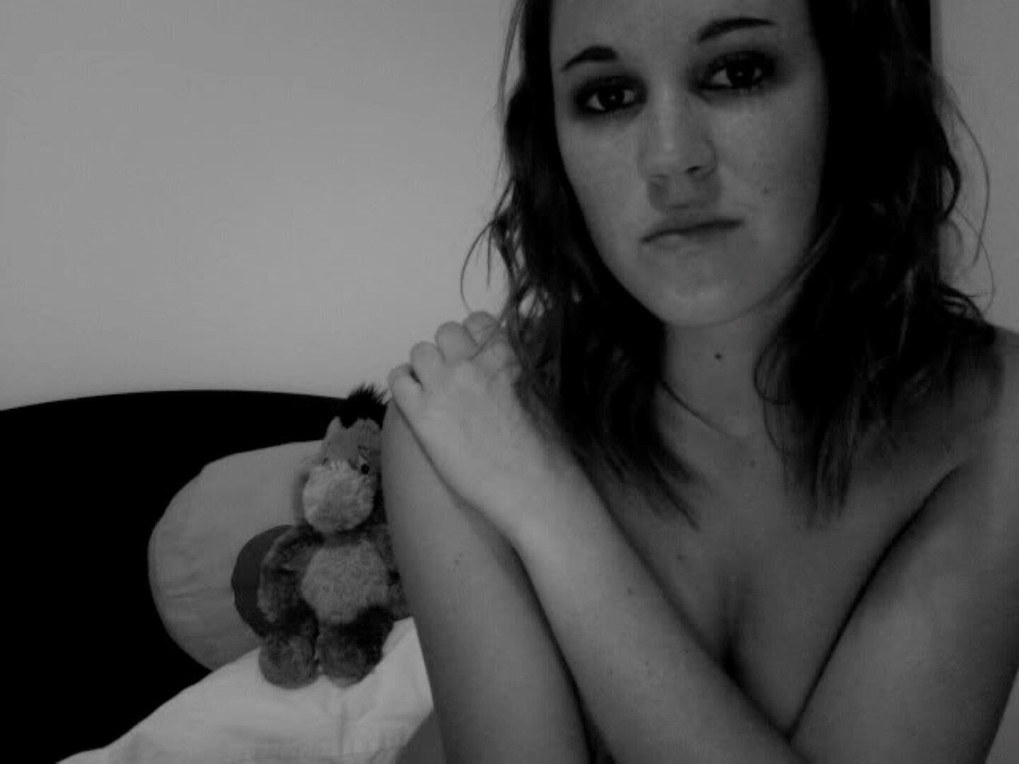 Teen brune sensuelle