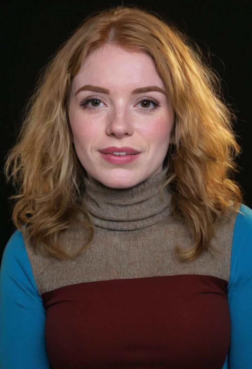 Nice redhead babe AI