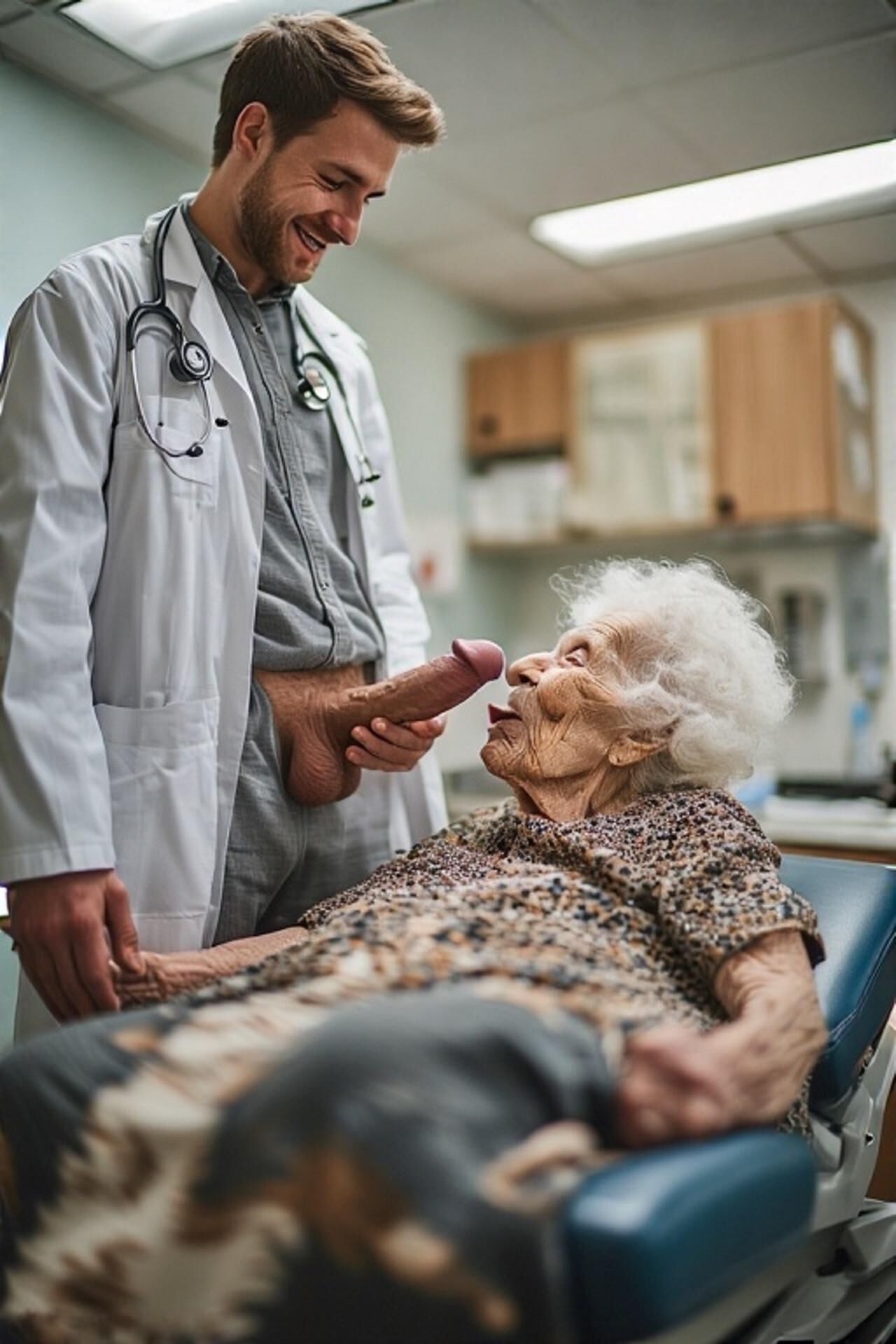 Young doctors and their older patients