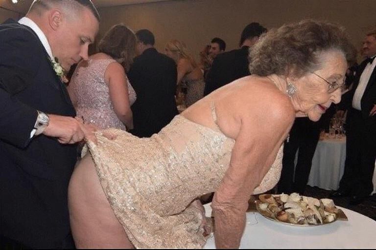 Grannies at a Fancy Party