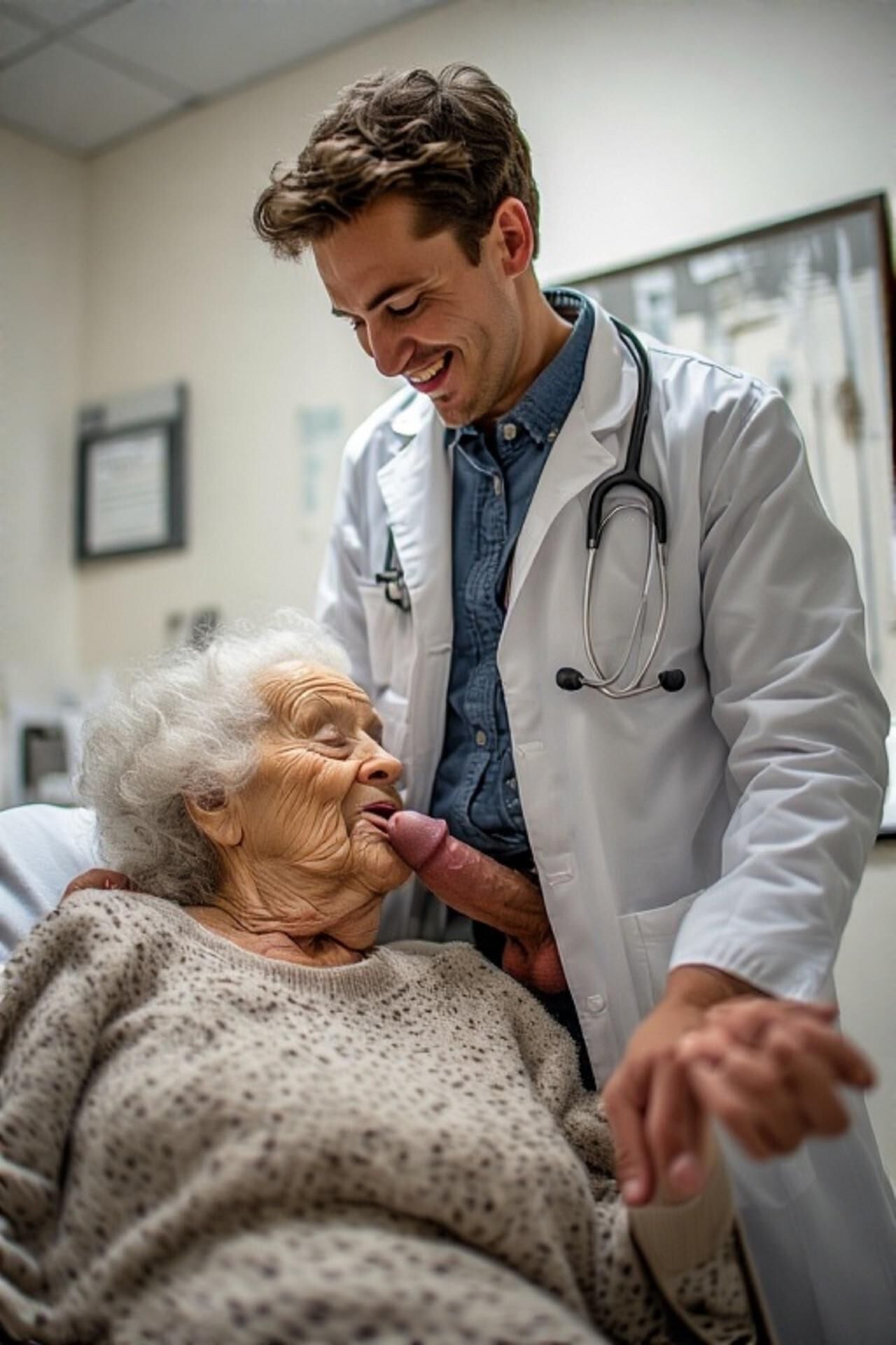 Young doctors and their older patients