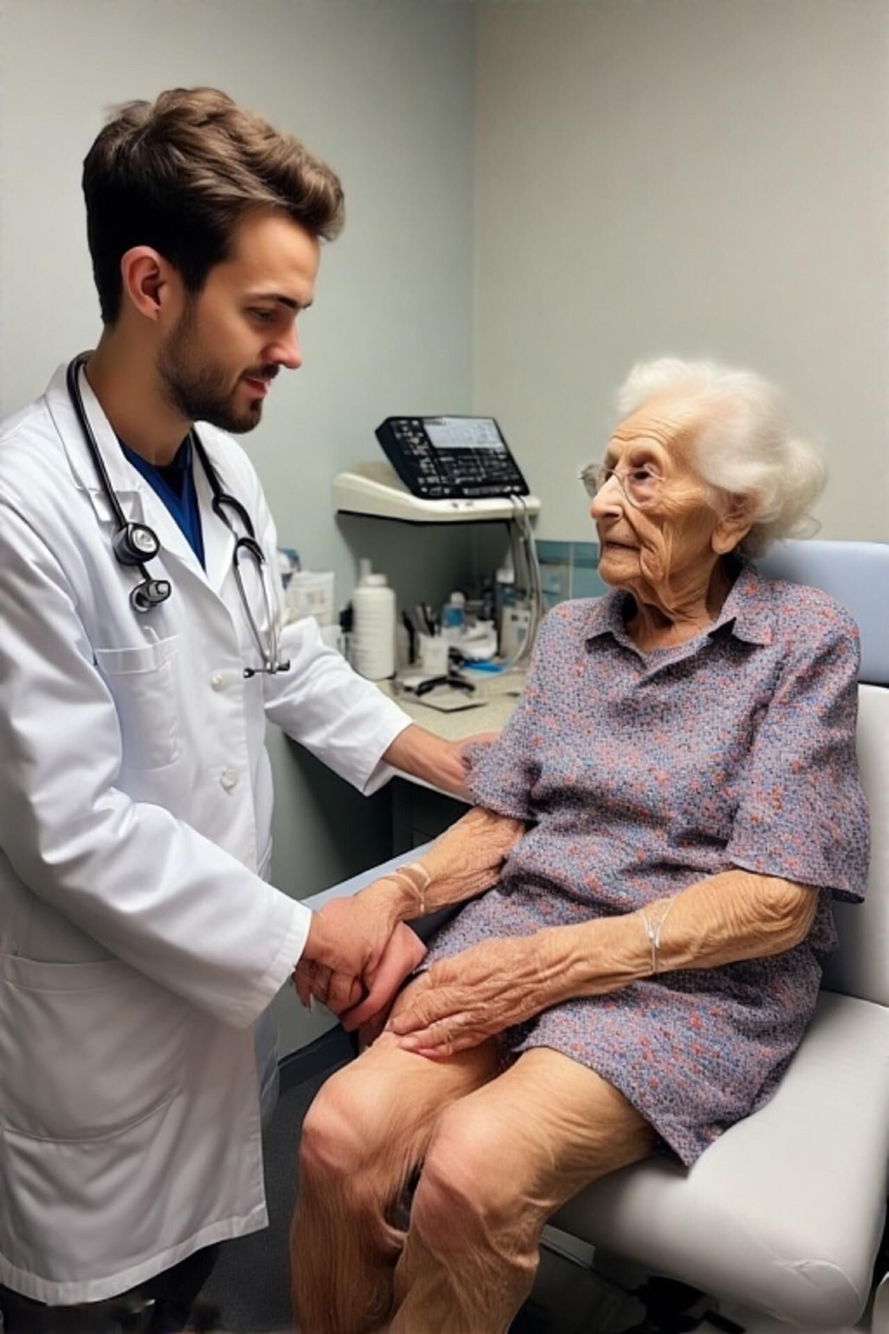Young doctors and their older patients