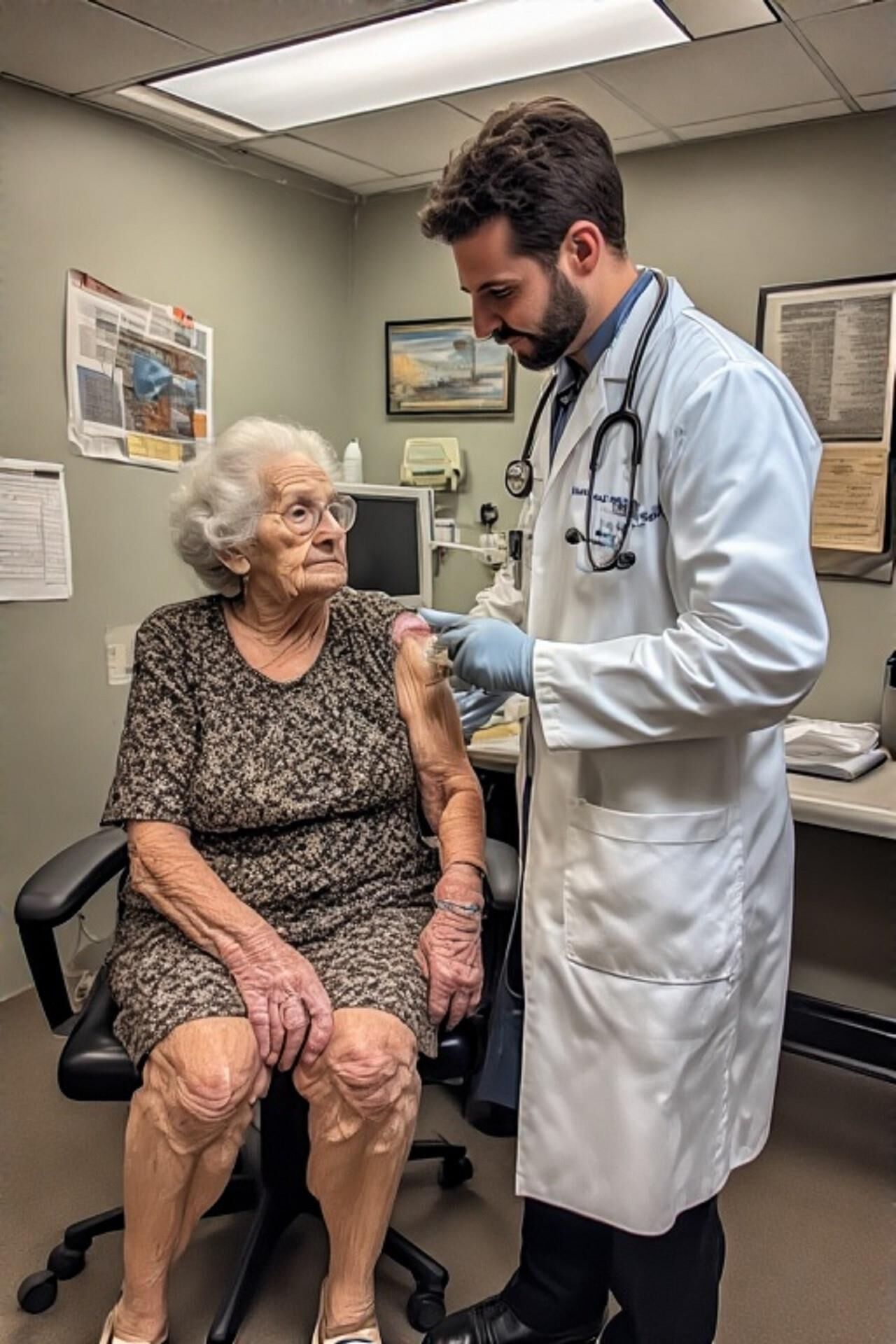Young doctors and their older patients