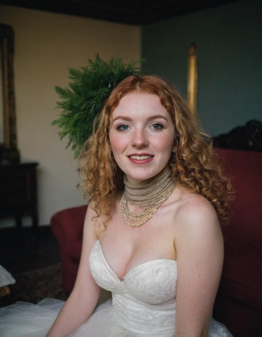 Nice redhead babe AI