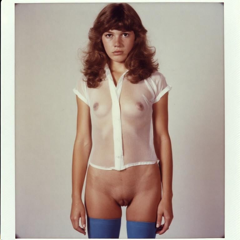 Blue stockings, bottomless young ladies