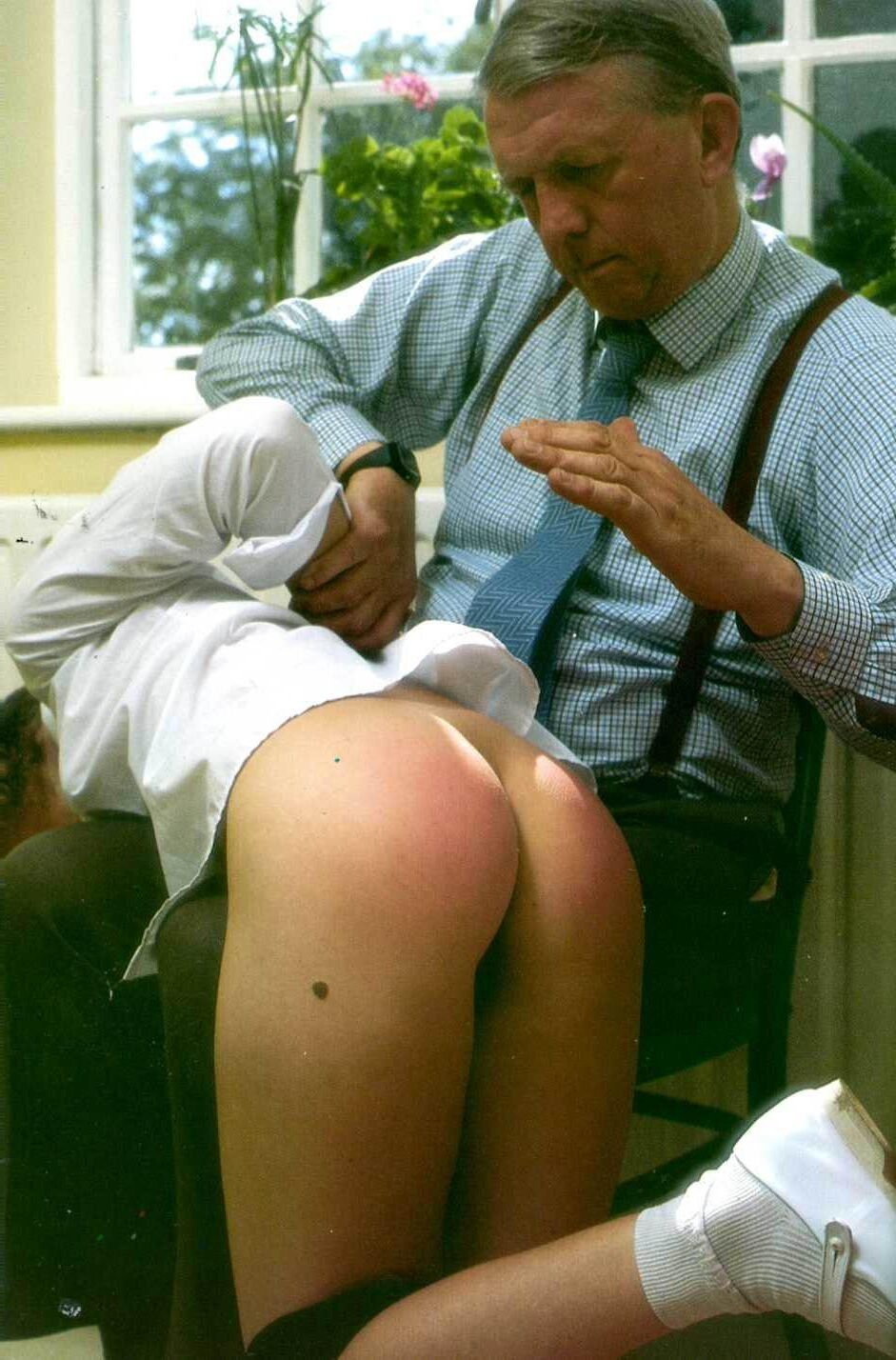 Retro Spanking Blushes Photo Set Time Schoolgirl Kitchen
