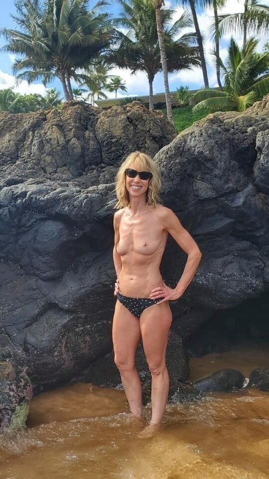 Esposa loira madura