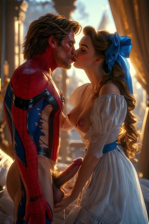 Spider Man and Belle (Adult)