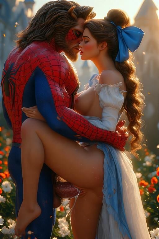 Spider Man and Belle (Adult)