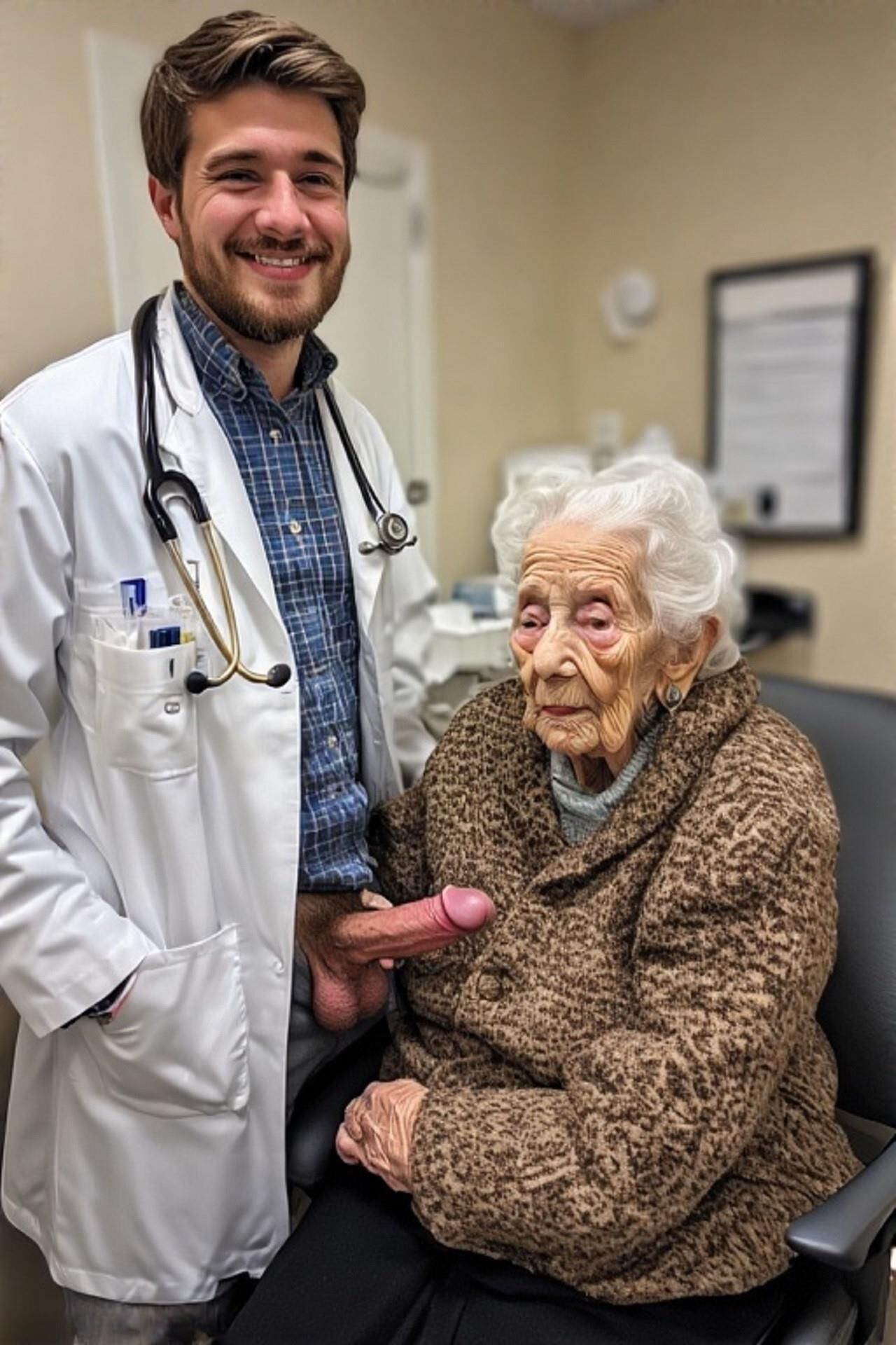 Young doctors and their older patients