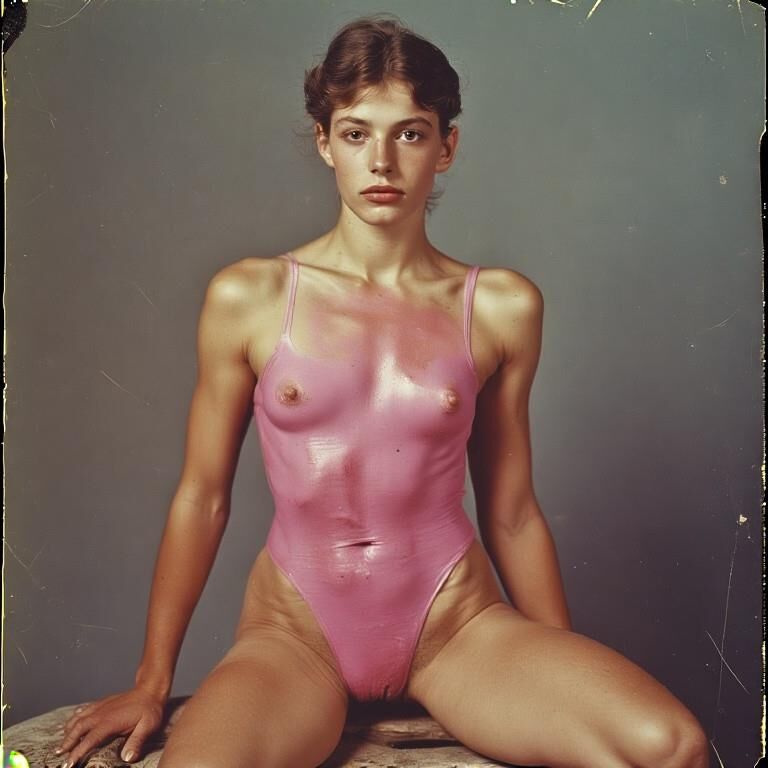 Body paint ballerina