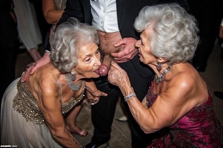 Grannies at a Fancy Party