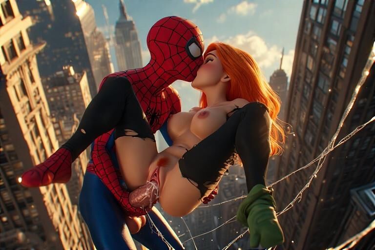 Spider Man and Kim Possible (Adult)