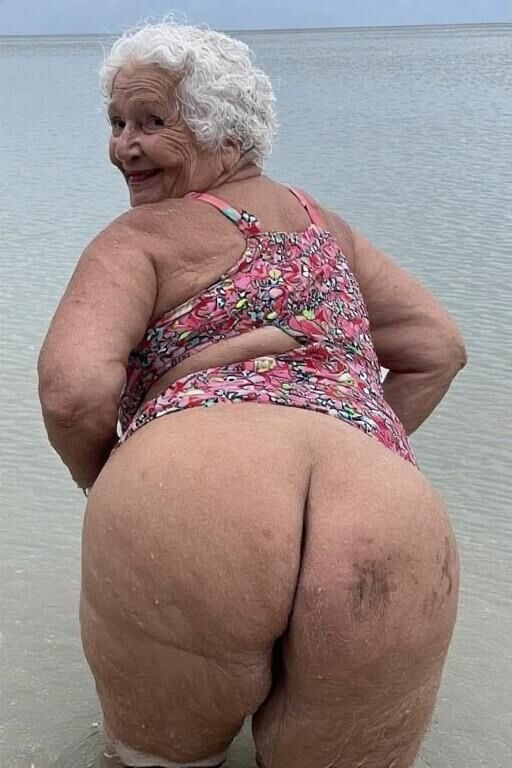 Granny Asses at the Beach