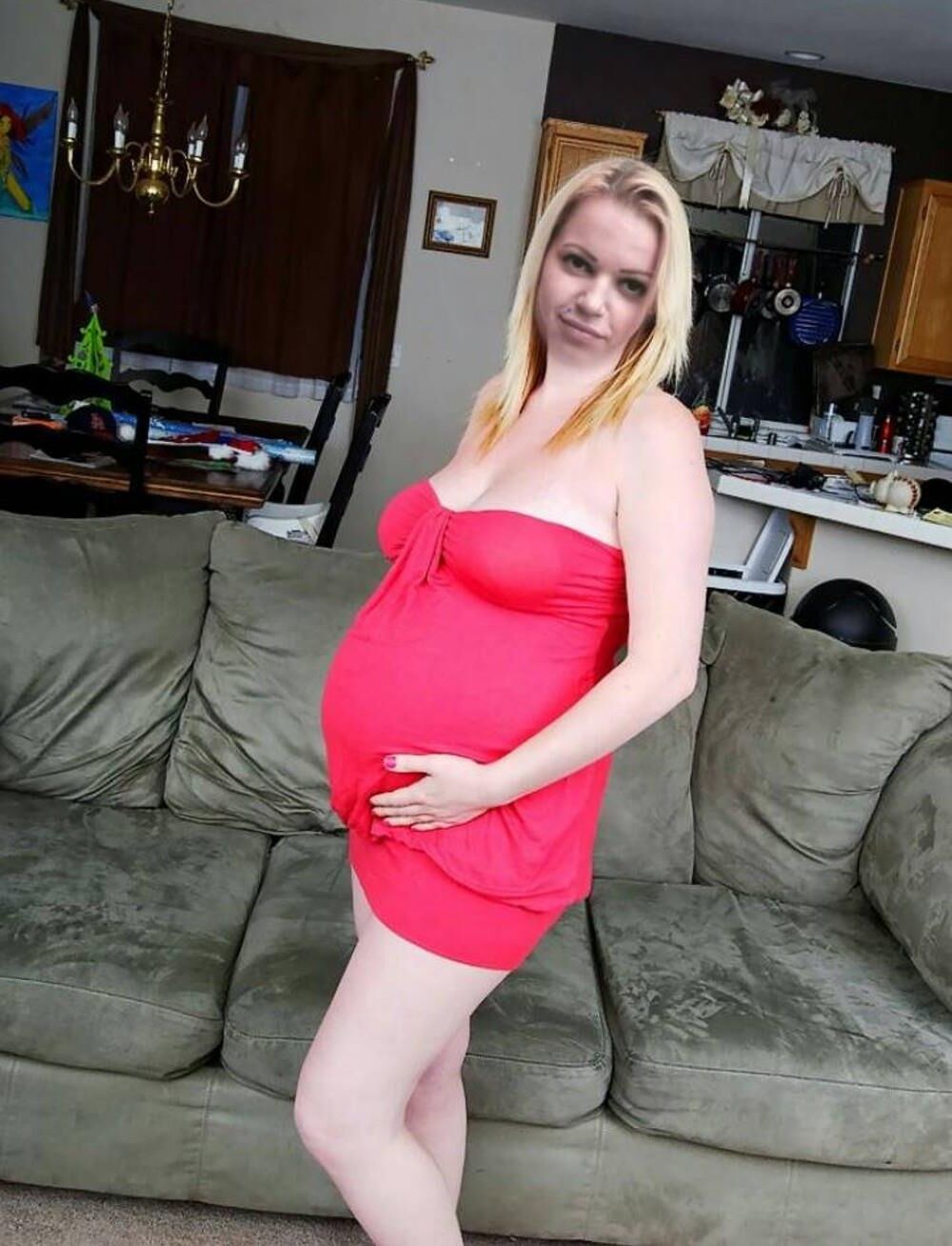 Enceinte et belle