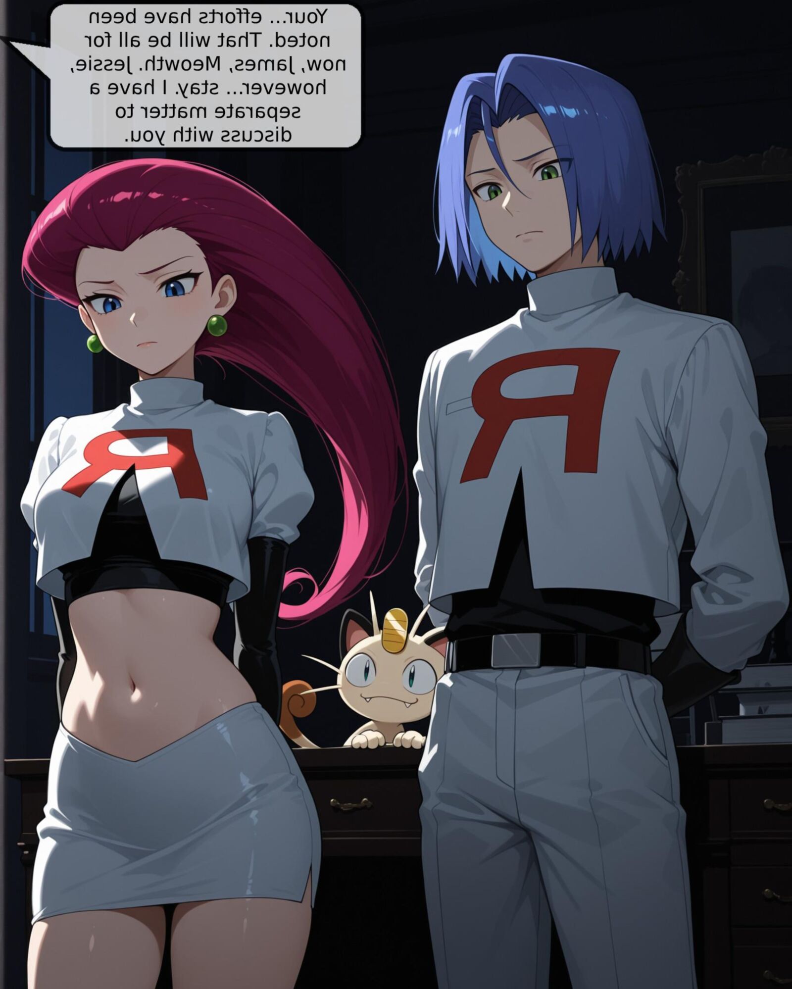 Pokemon GiovanniはチームのロケットJessieを学びます