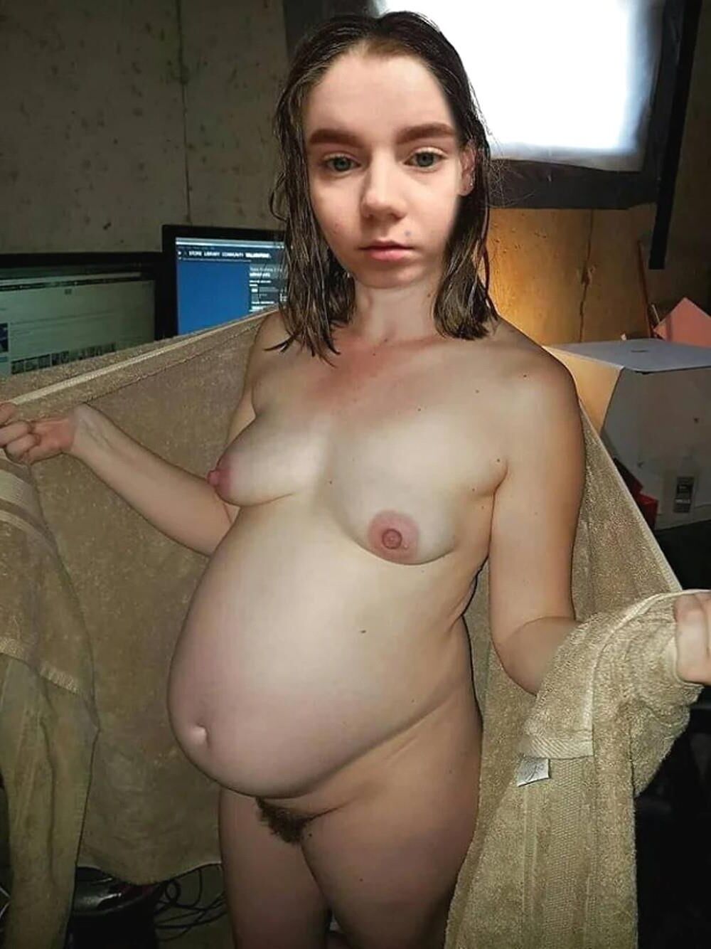 Enceinte et belle