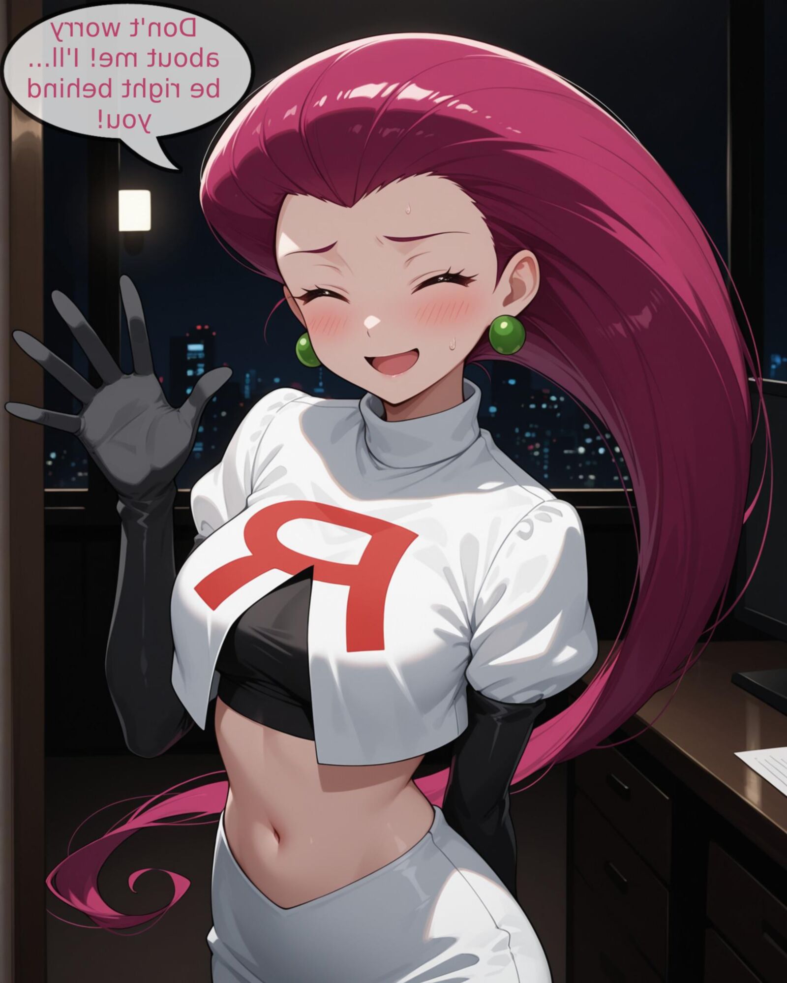 Pokemon GiovanniはチームのロケットJessieを学びます