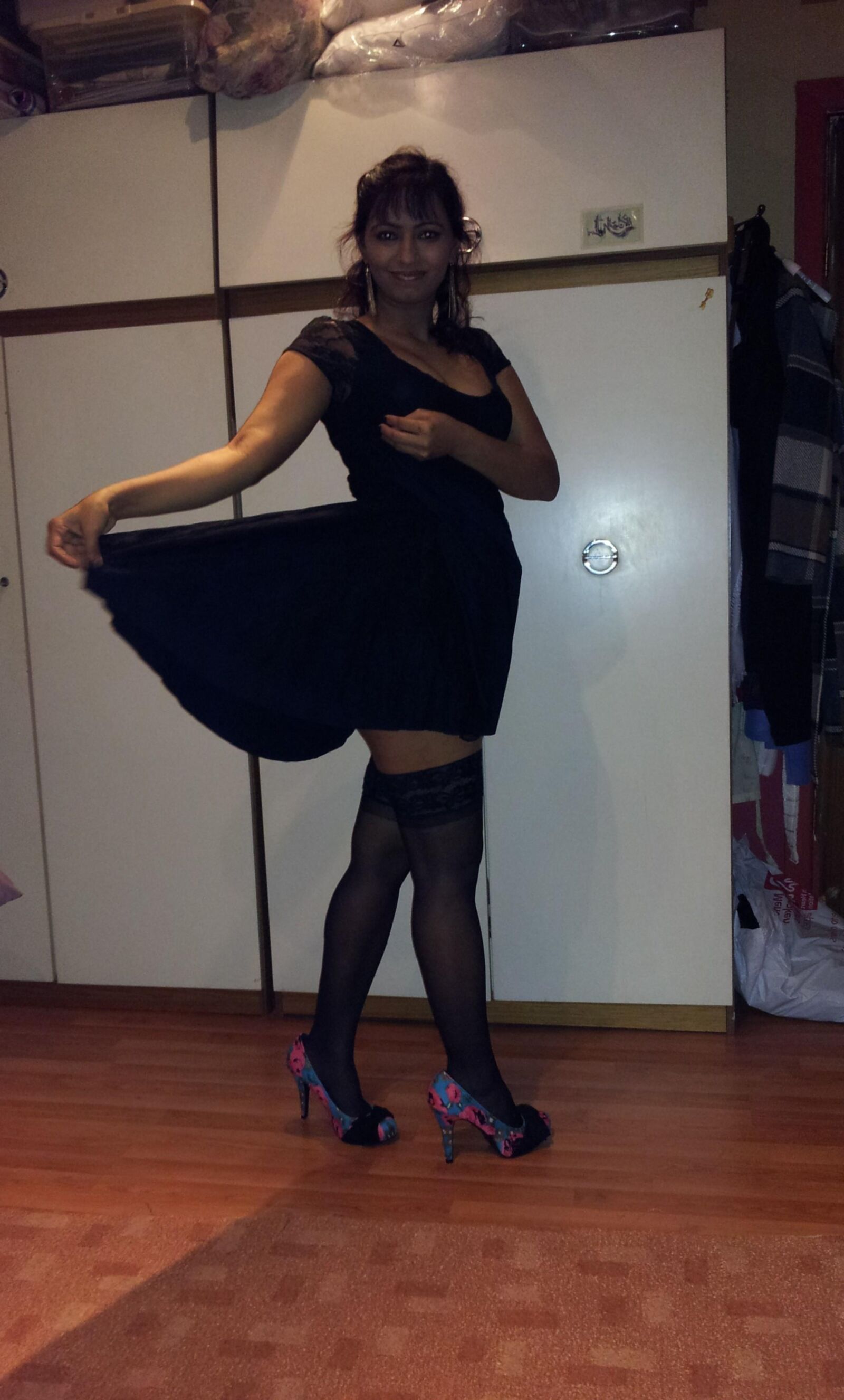 Femme nri indienne excitée