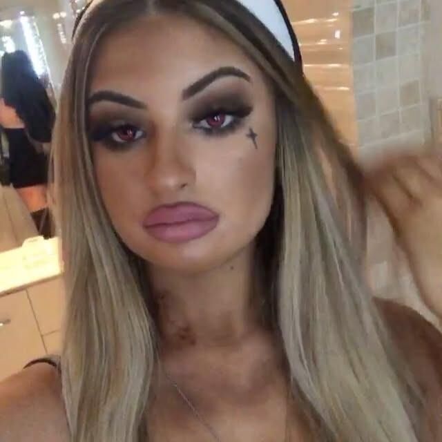 性的性格化されたchav chavs