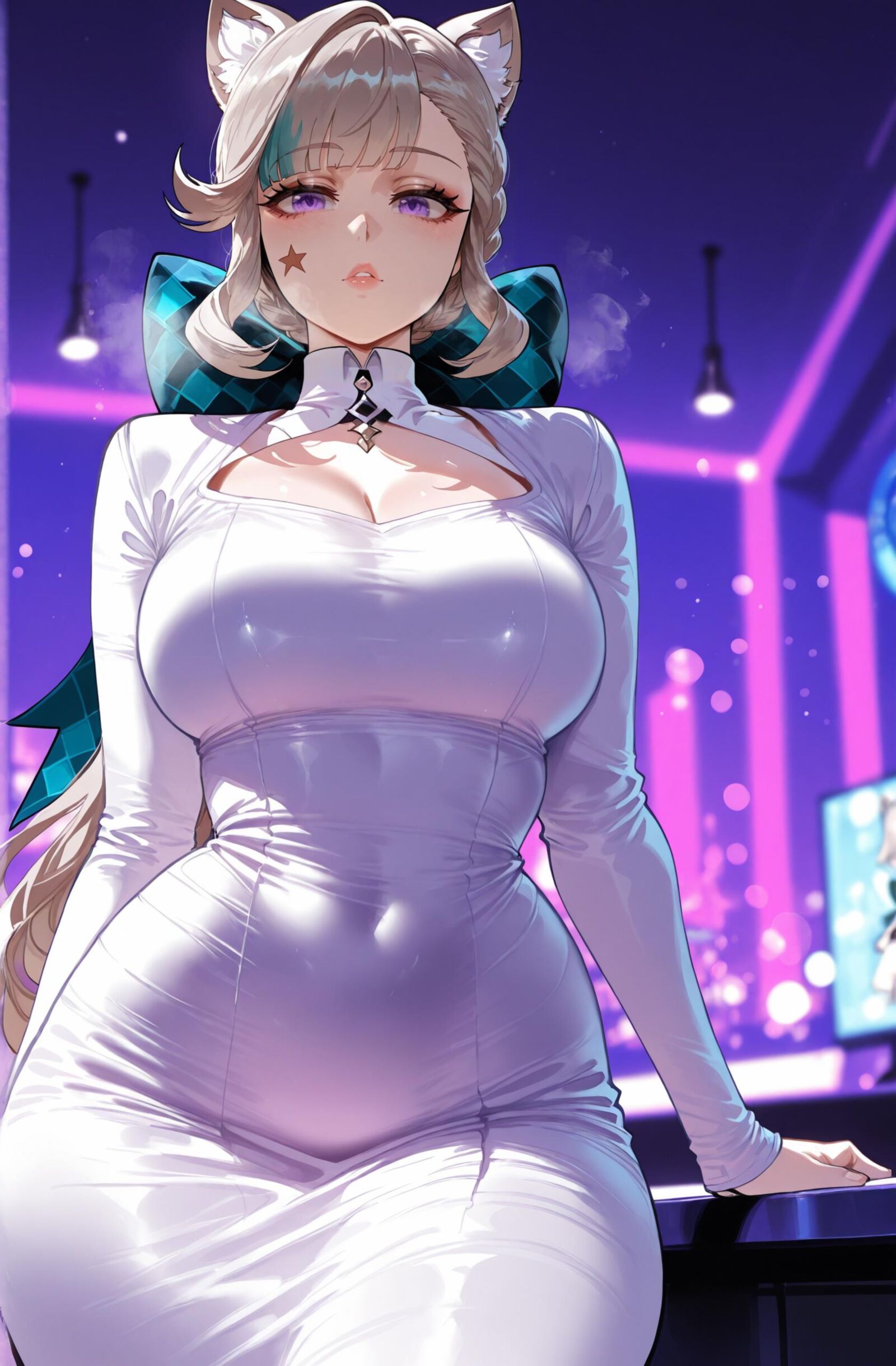 [Miyu] Lynette Teyvat Cafe [AI Generated]