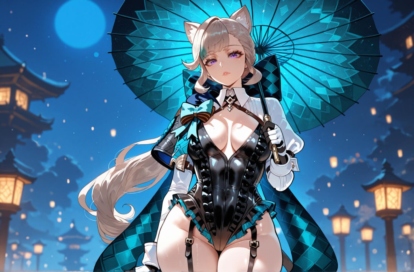 [Miyu] Lynette Teyvat Cafe [AI Generated]