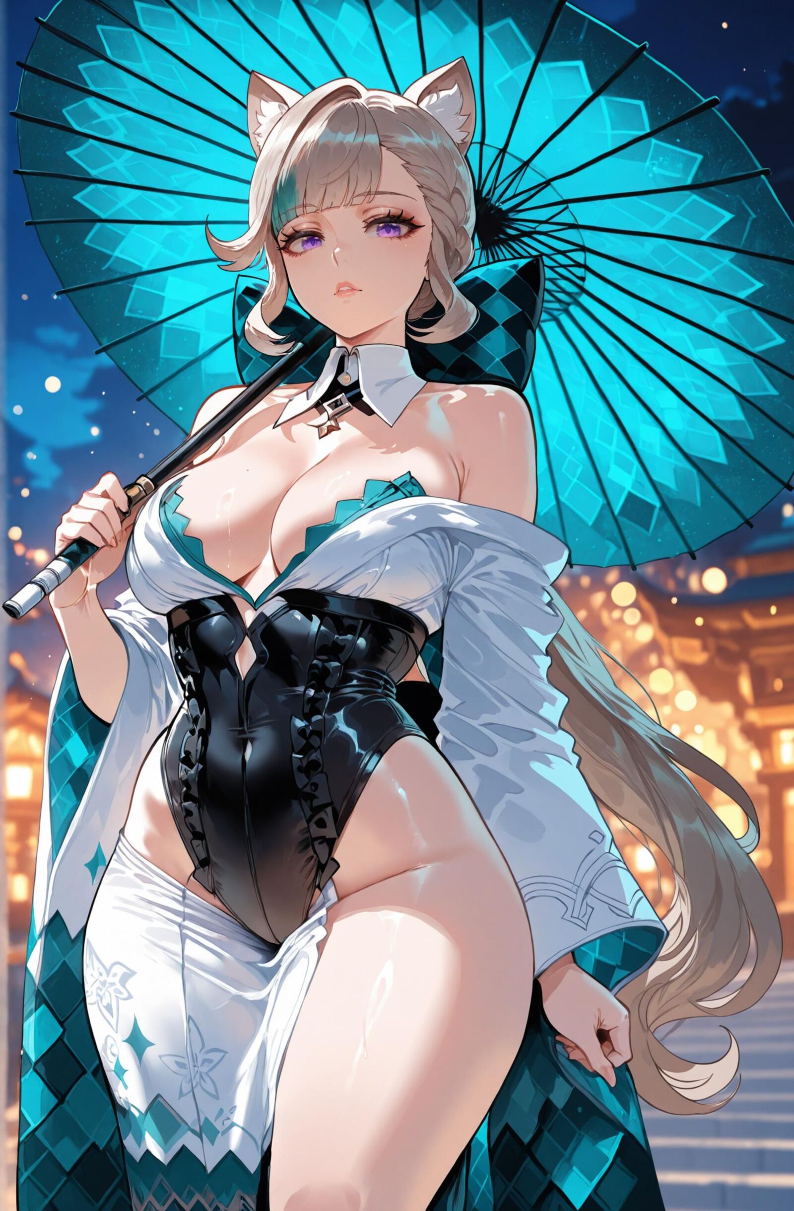 [Miyu] Lynette Teyvat Cafe [AI Generated]