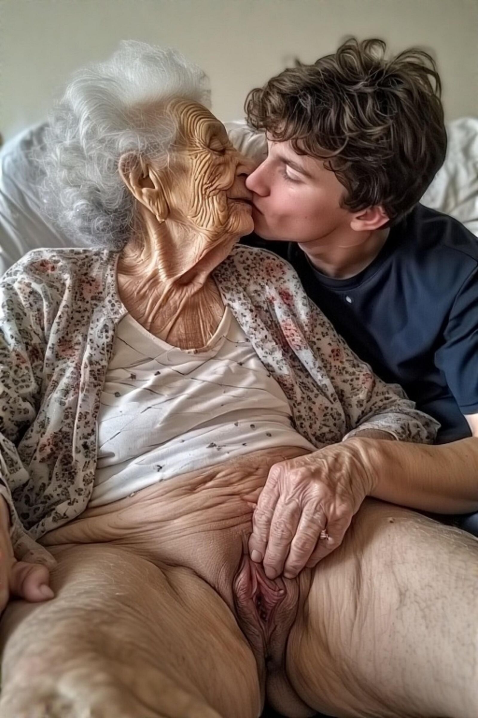 Some grandmas and young men