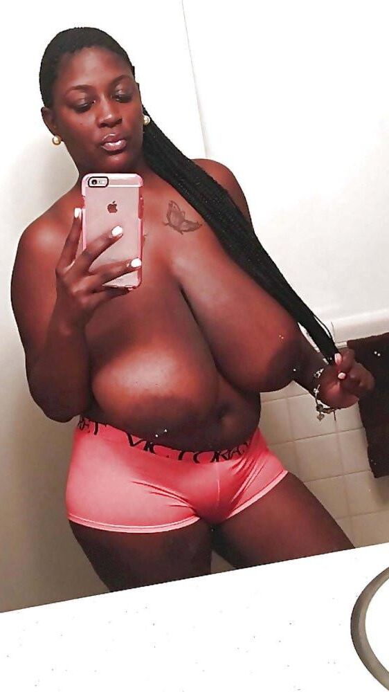 Selfies de gros boobs