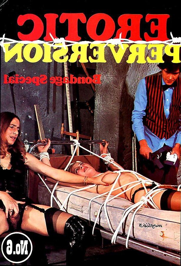 Sortiertes Bondage Magazine Covers