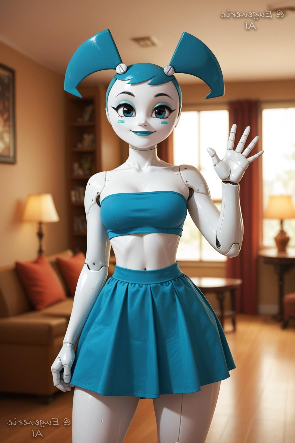 robô Jenny Wakeman sendo fodido