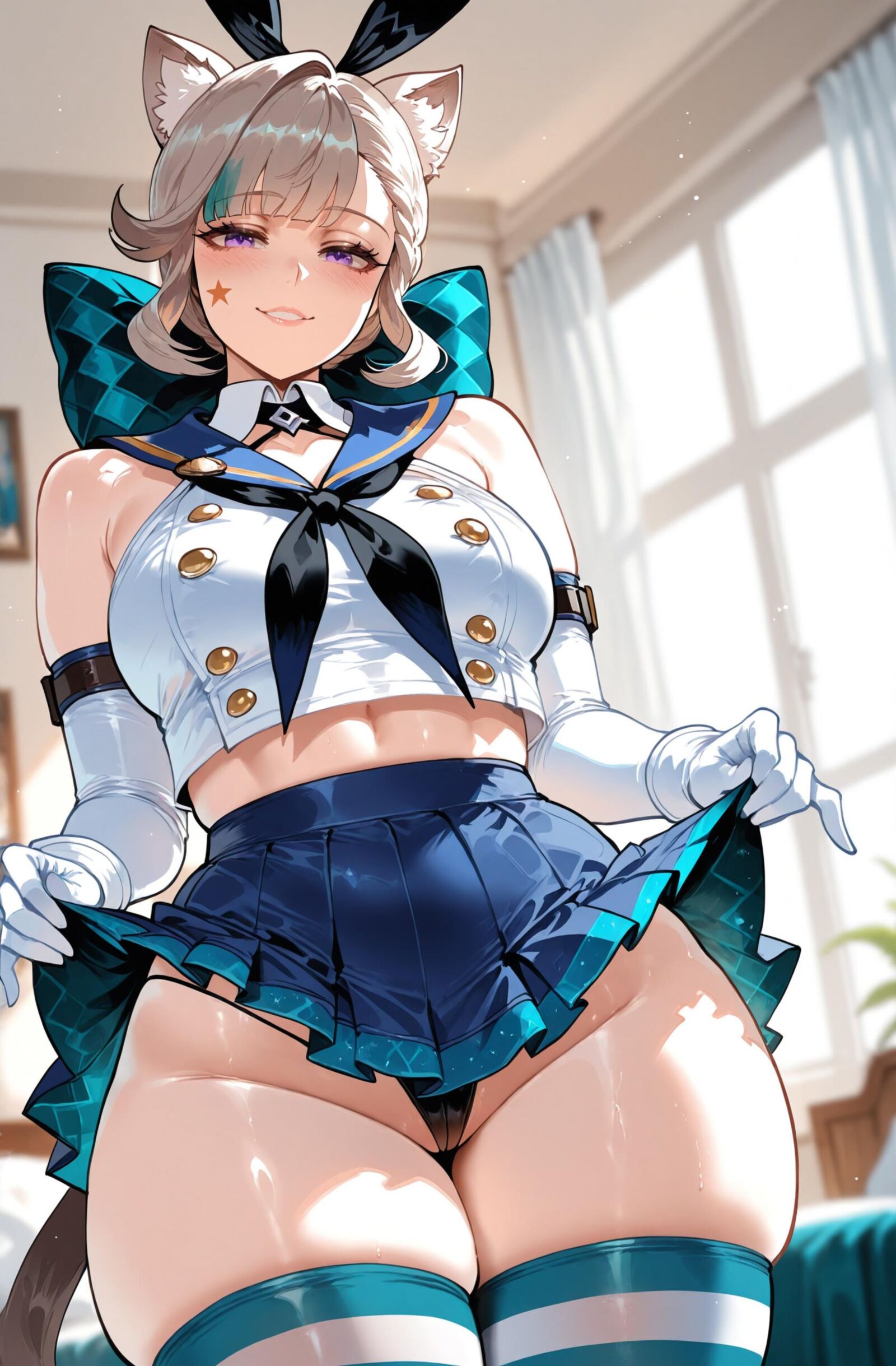 [Miyu] Lynette Teyvat Cafe [AI Generated]