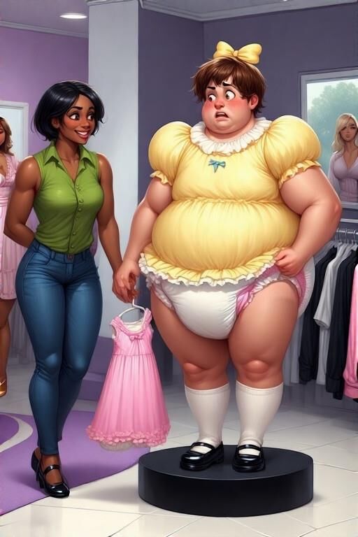 Ai adulto bebê e fraldas de arte realista mistura