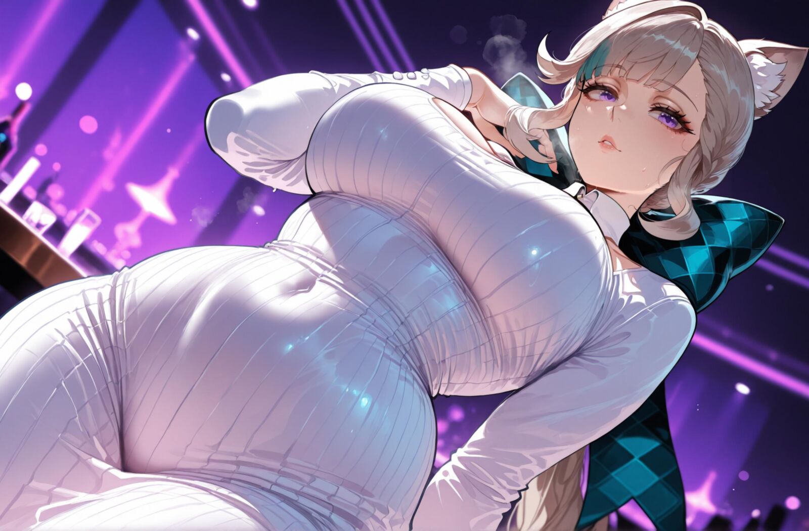 [Miyu] Lynette Teyvat Cafe [AI Generated]
