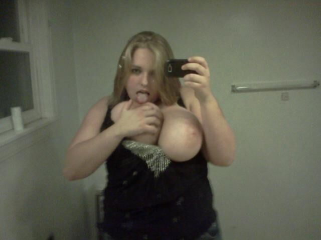Selfies de gros boobs