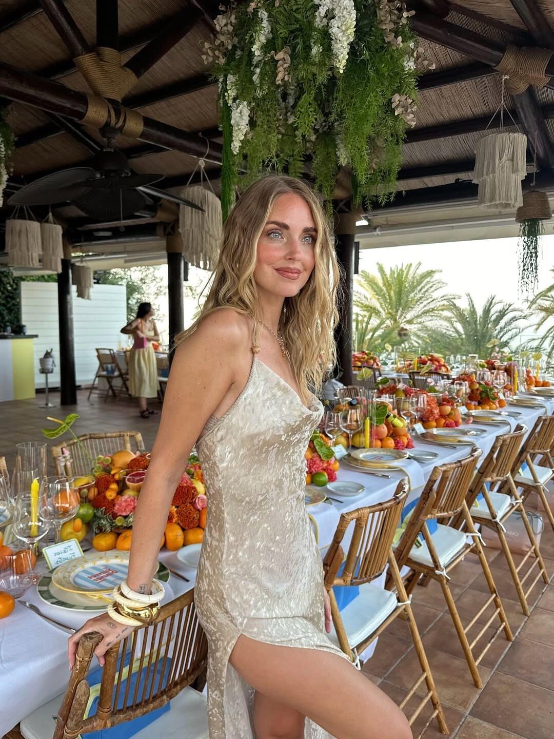 Chiara Ferragni Итальянский распутный белокурый эффект!