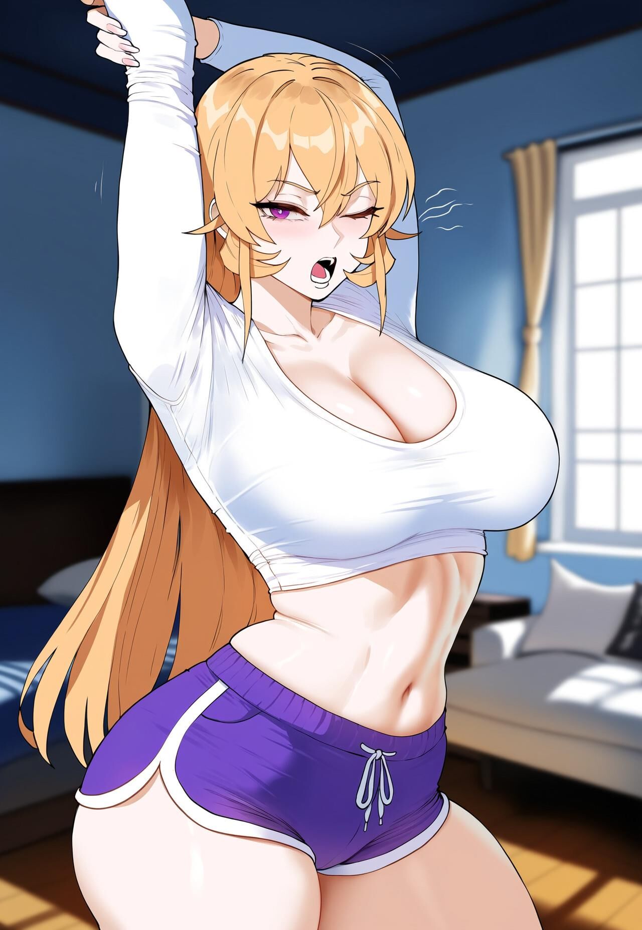 [Creamy AI] Erina Nakiri, PAWG Vs BWC (AI Generated)