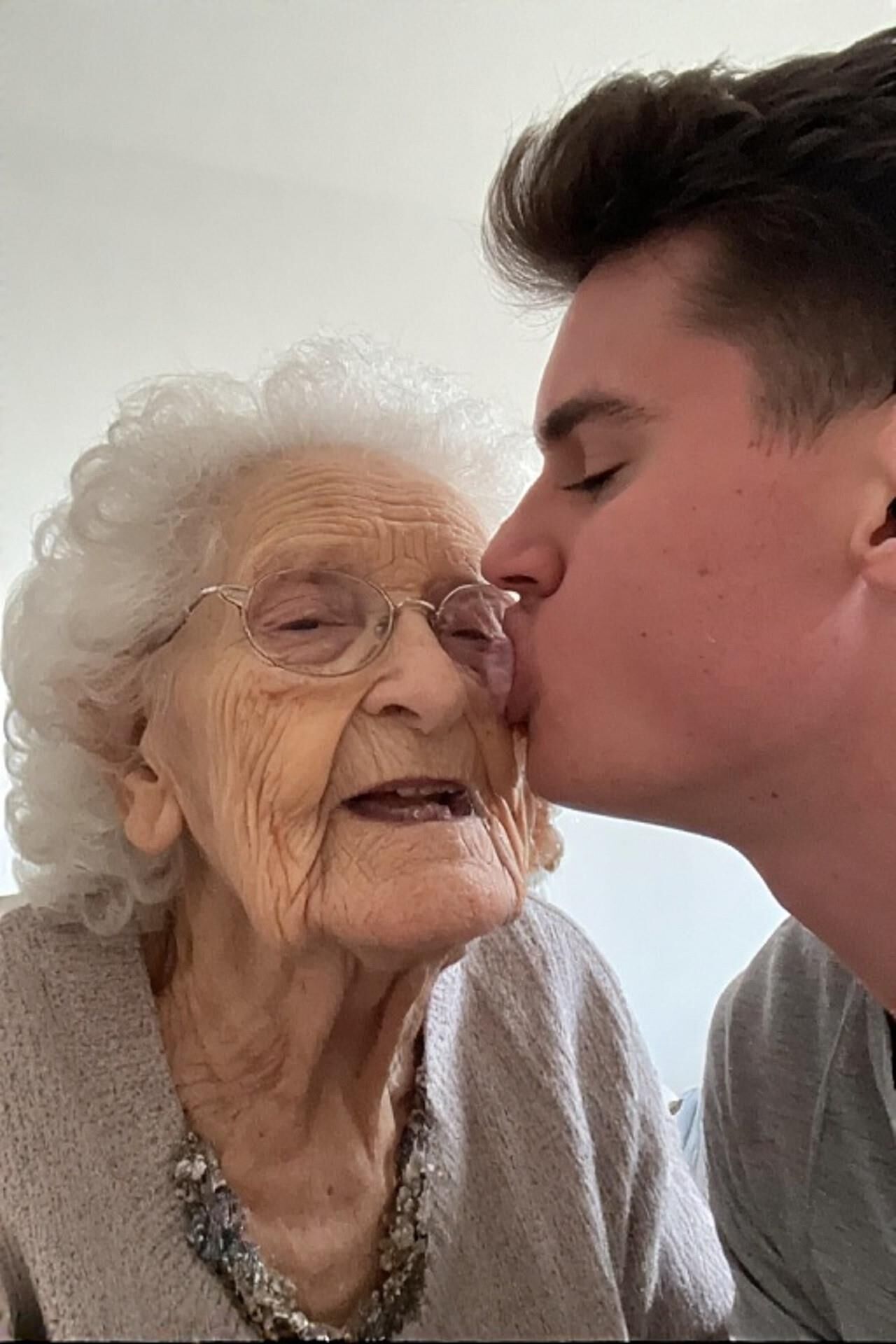Some grandmas and young men