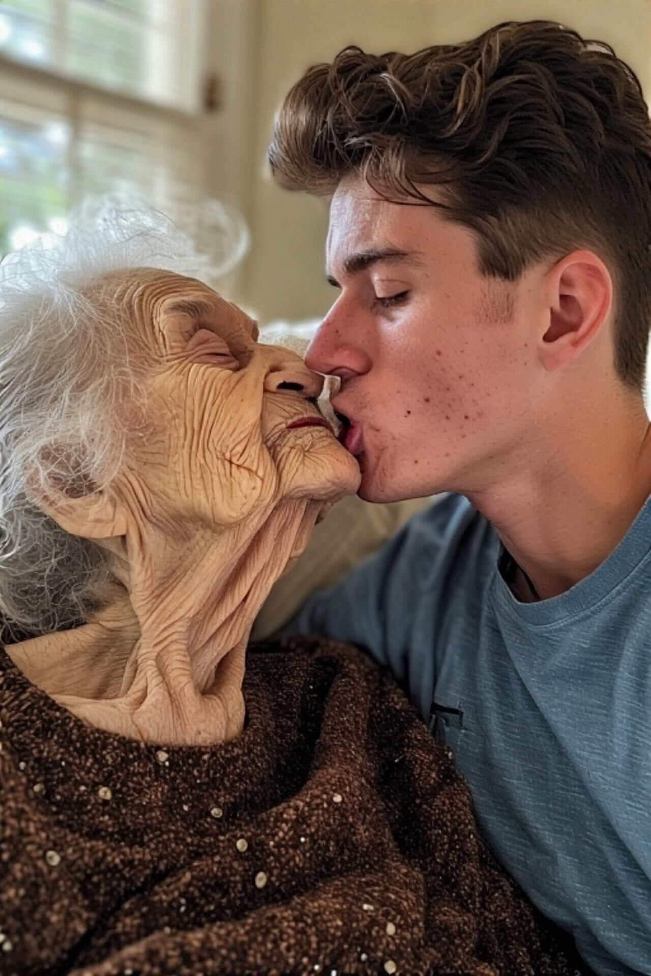 Some grandmas and young men