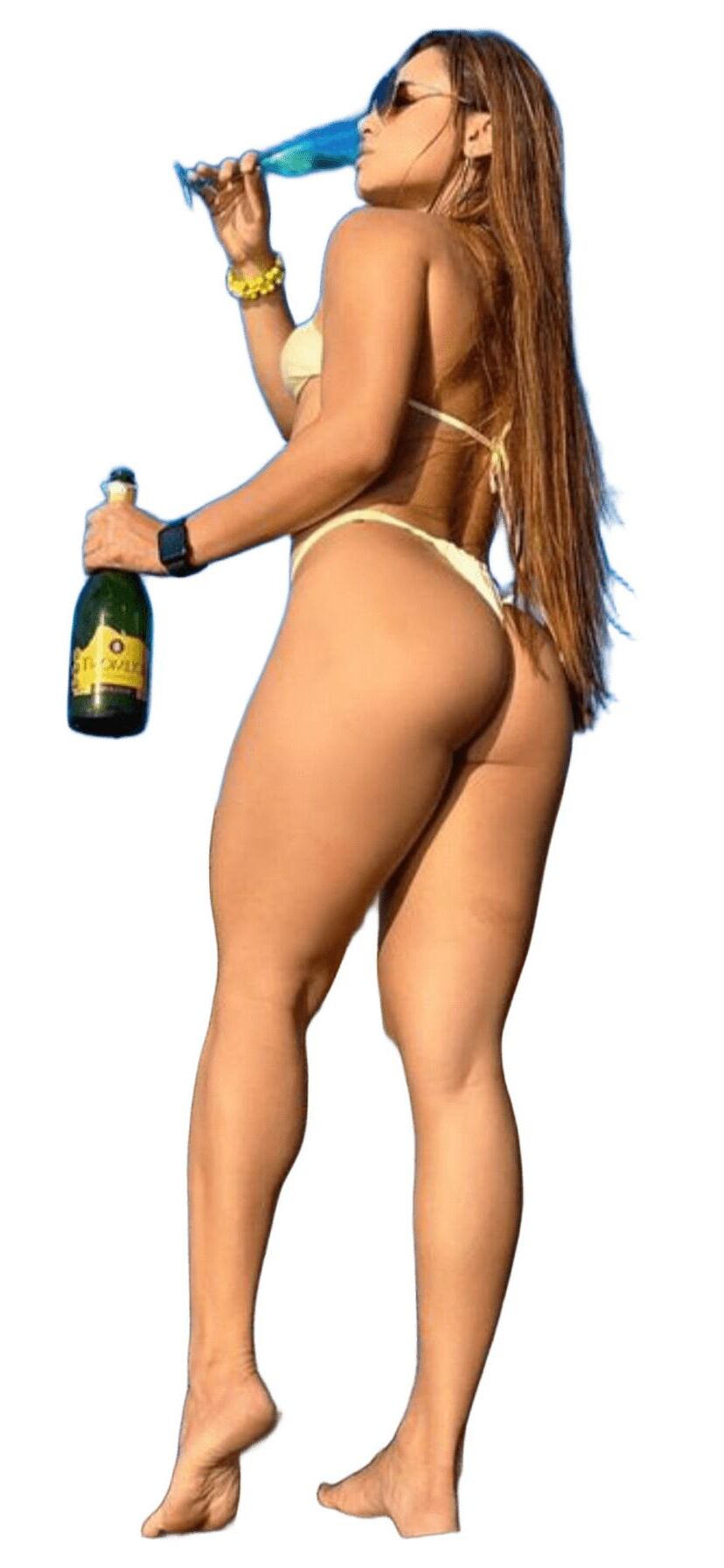 Latina mignonnes Big Butt Stickers