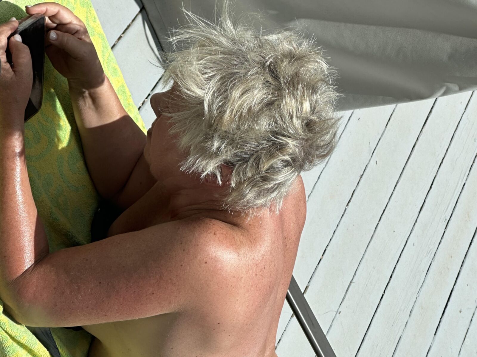 sunbathing 