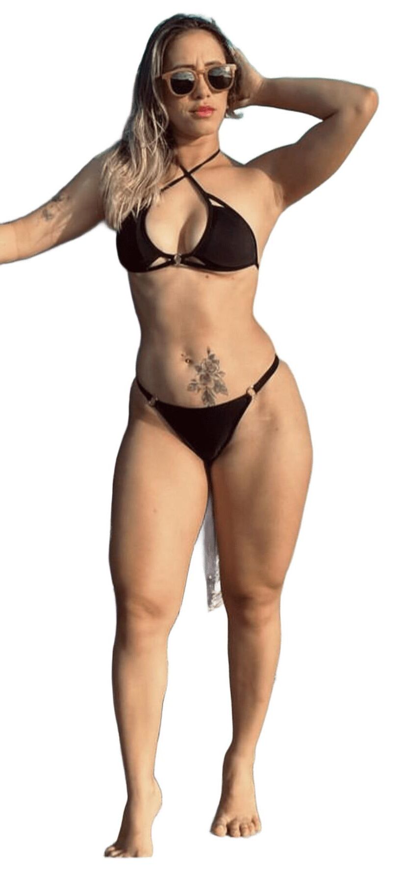 Latina Cute Big Butt Stickers 